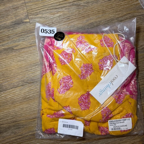NWT Coolchange Vibrant Pink Orange Boho Tired Ruffle Paisley Skirt XS - Picture 7 of 8